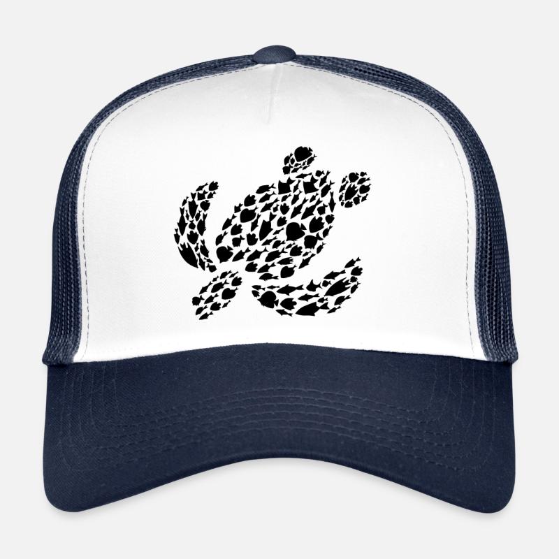 Meeresschildkröte Meer Ozean Tiere Schildkröte Trucker Cap