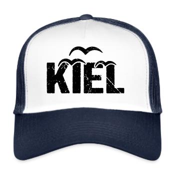 Kiel Möwe Hansestadt Kiel - Trucker Cap - Weiß/Navy - Vorne