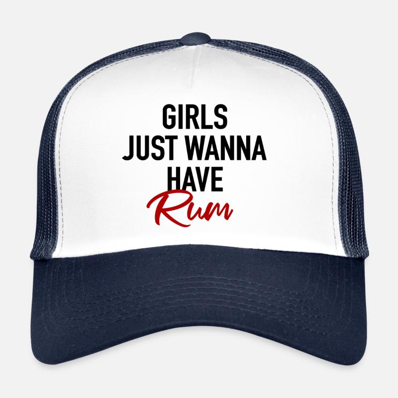 Les filles veulent juste avoir du rhum Casquette trucker 