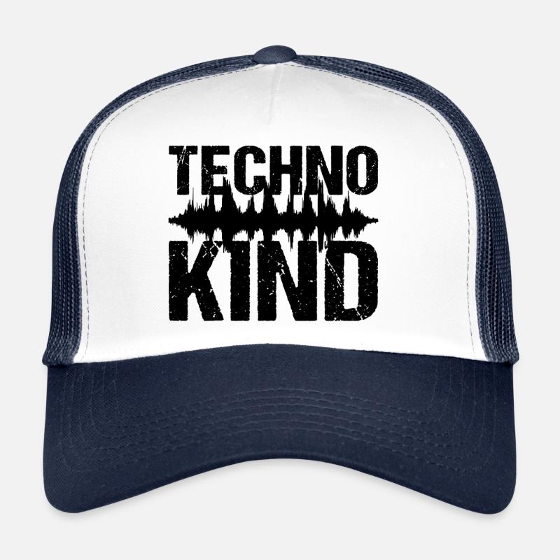 Techno Enfant Techno Musique Casquette trucker 