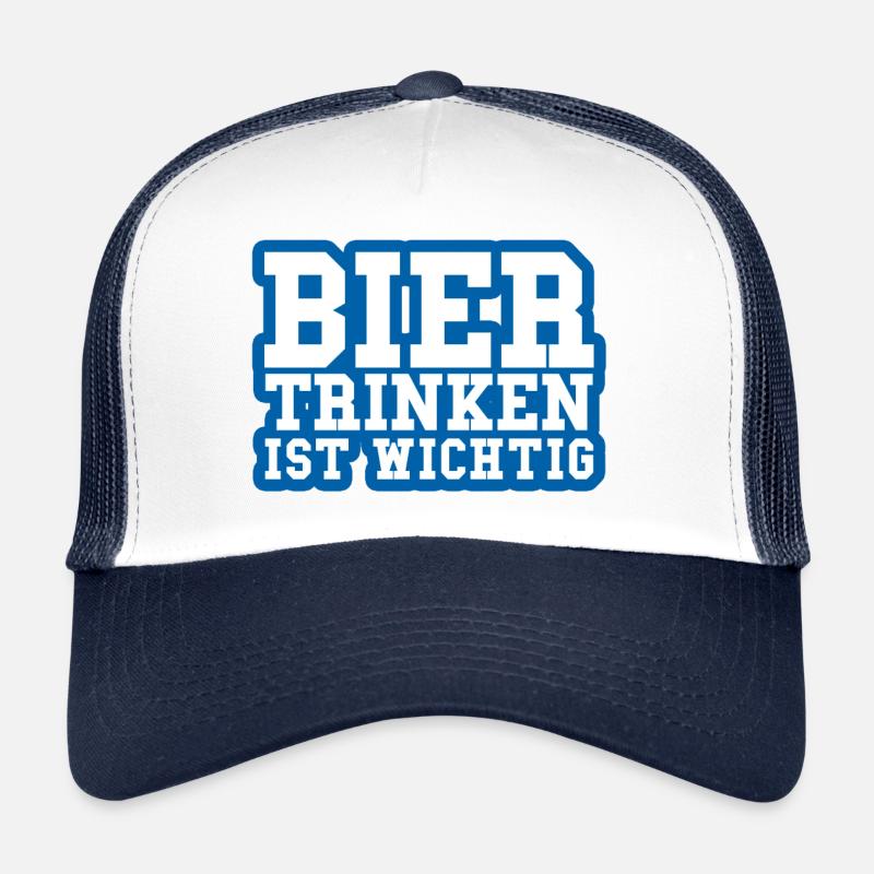 Bier trinken ist wichtig Trucker Cap