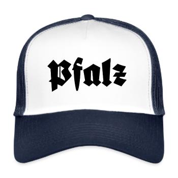 Pfalz - Trucker Cap - Weiß/Navy - Vorne