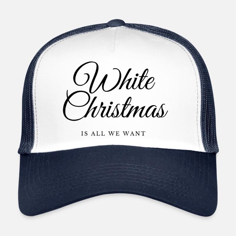 Christmas - Trucker Cap - Weiß/Navy