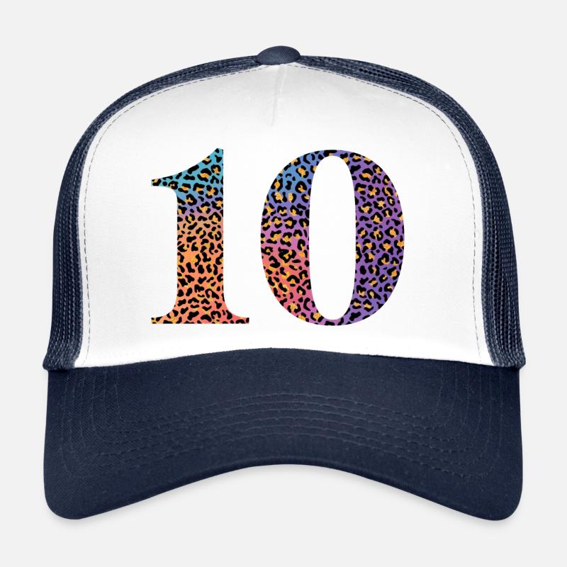 10th Anniversary Leopard Trucker Cap