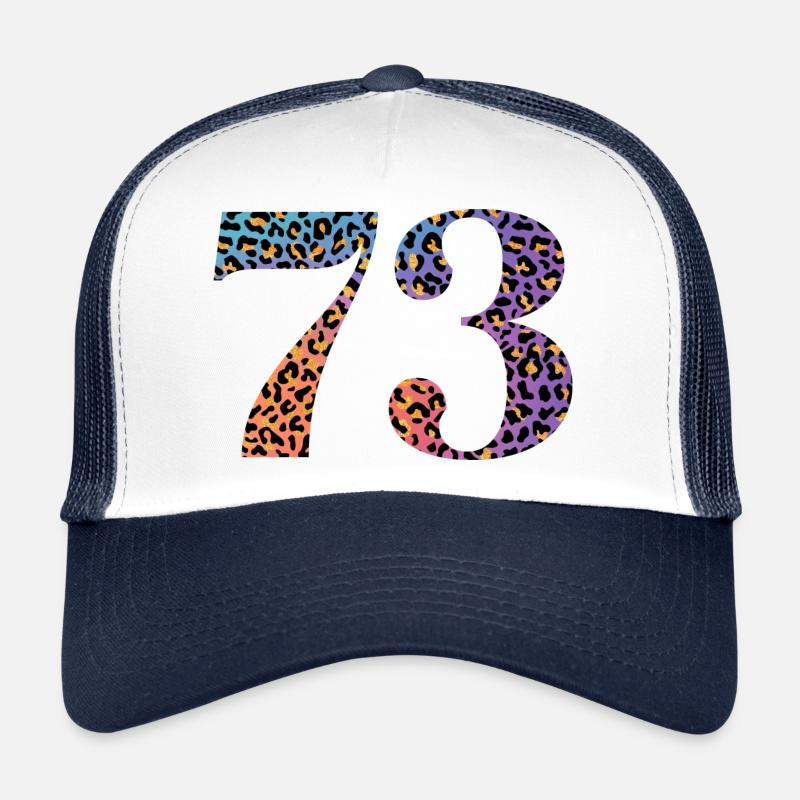 73e anniversaire léopard Casquette trucker 