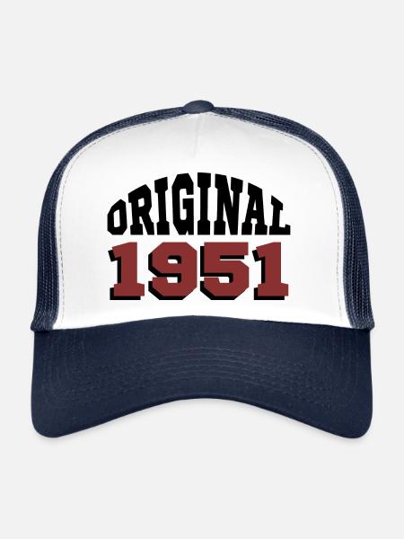Original 1951 - Trucker Cap - white/navy - Front
