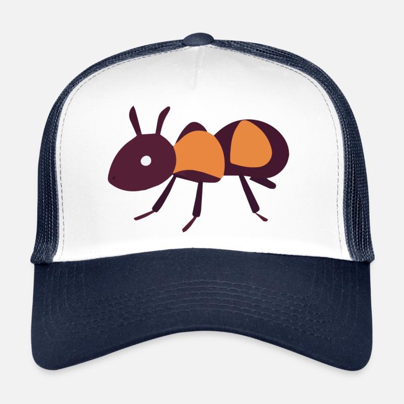 Ant - Trucker Cap - white/navy