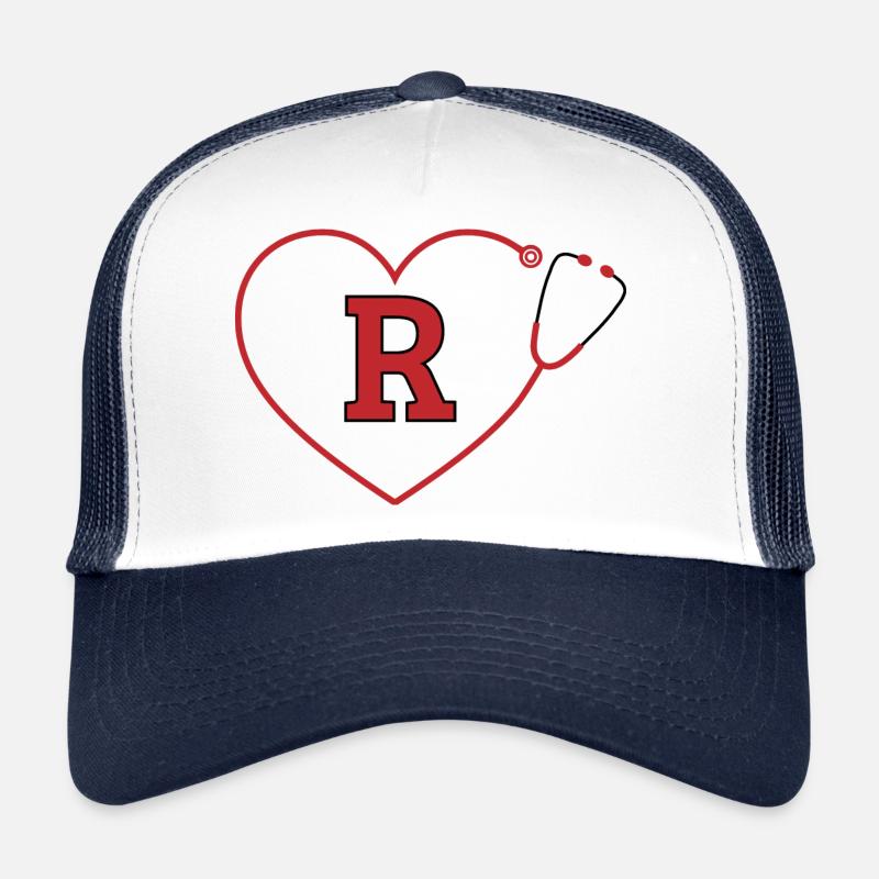 Lettre r stéthoscope Casquette trucker 
