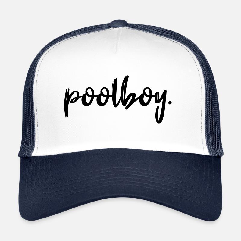 poolboy - Trucker Cap - Weiß/Navy