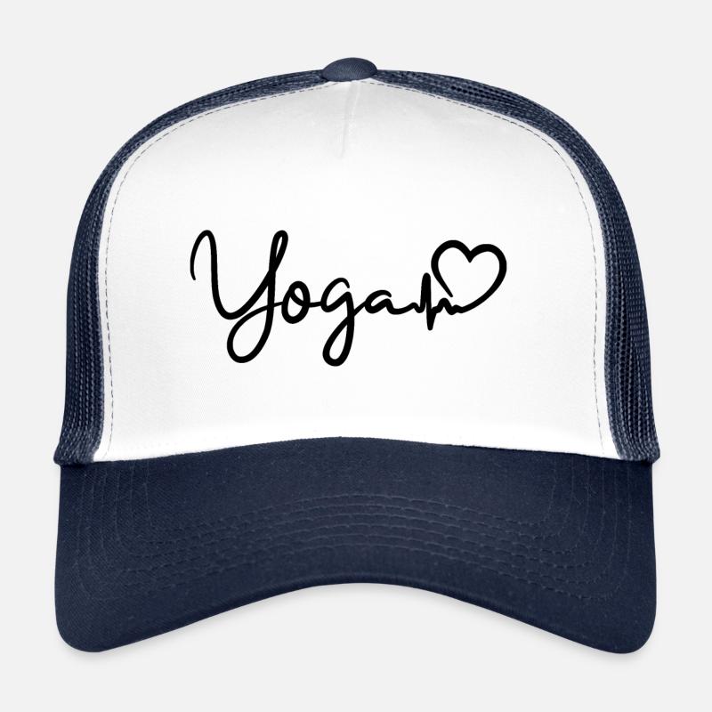 Yoga Heartbeat Trucker Cap