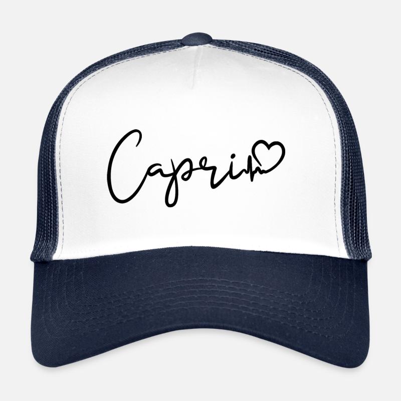 Battement de cœur de Capri Casquette trucker 