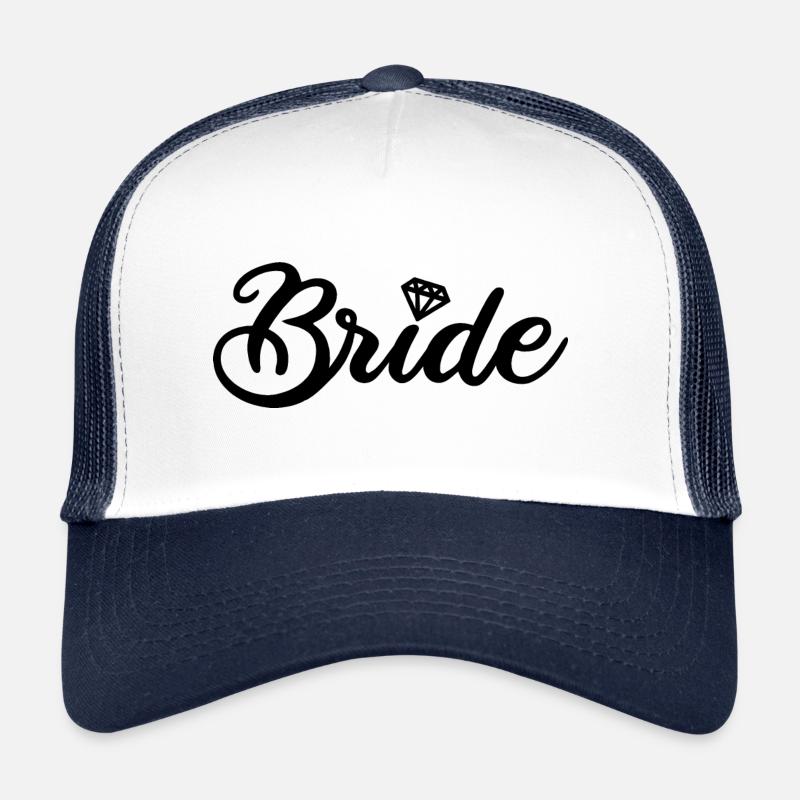 Mariée Casquette trucker 