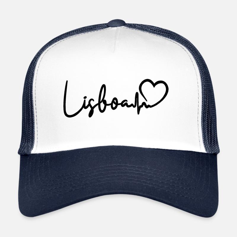 Lisboa Heartbeat Lisbonne Casquette trucker 