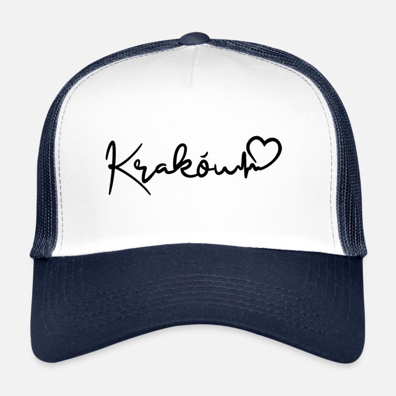 Rythme cardiaque de Cracovie Casquette trucker 