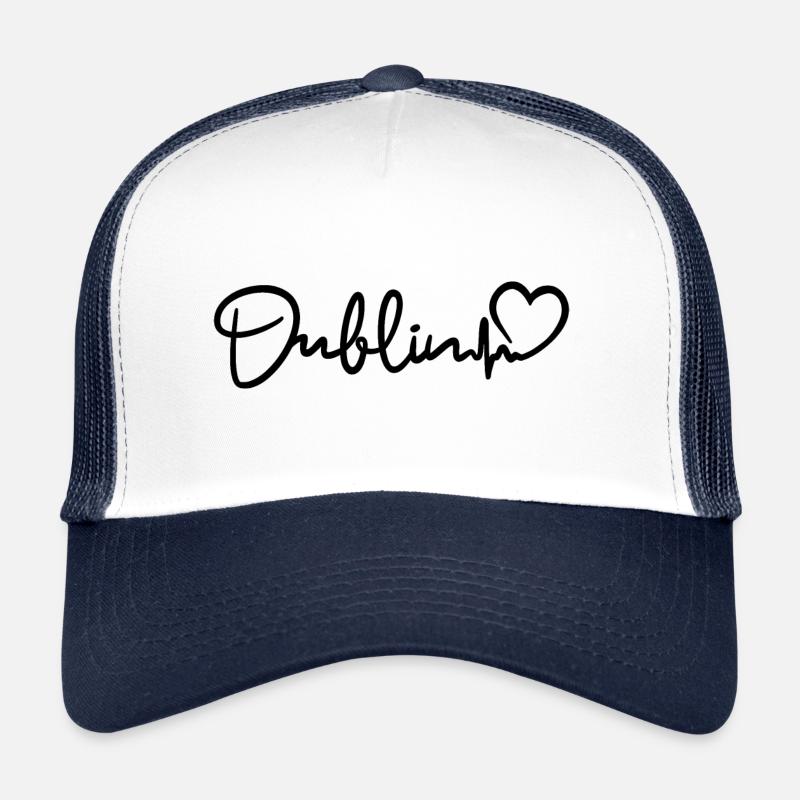 Dublin Heartbeat Irlande Dublin City Casquette trucker 