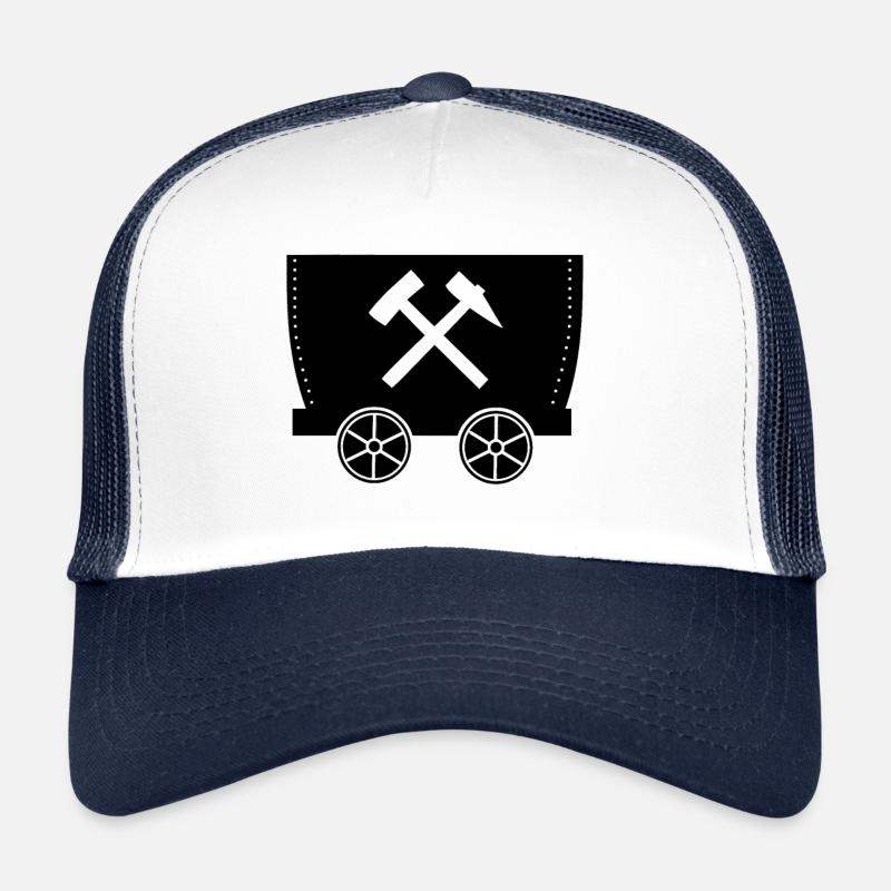 Glück Auf! Logo Schlägel und Eisen Lore Trucker Cap