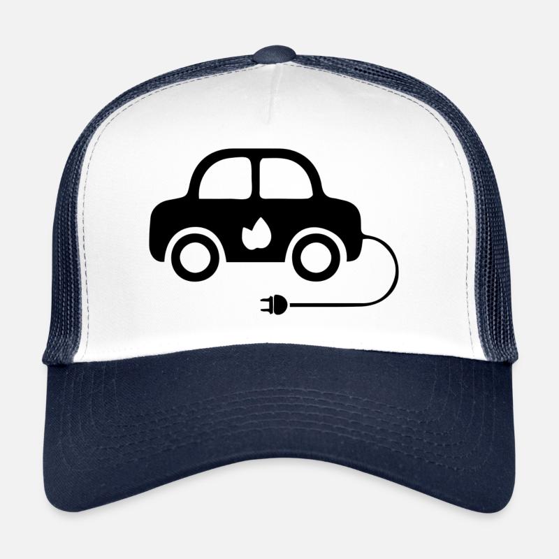 Electric car electric mobility electricity gift Trucker Cap