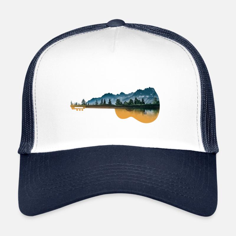 guitare/forêt Casquette trucker 