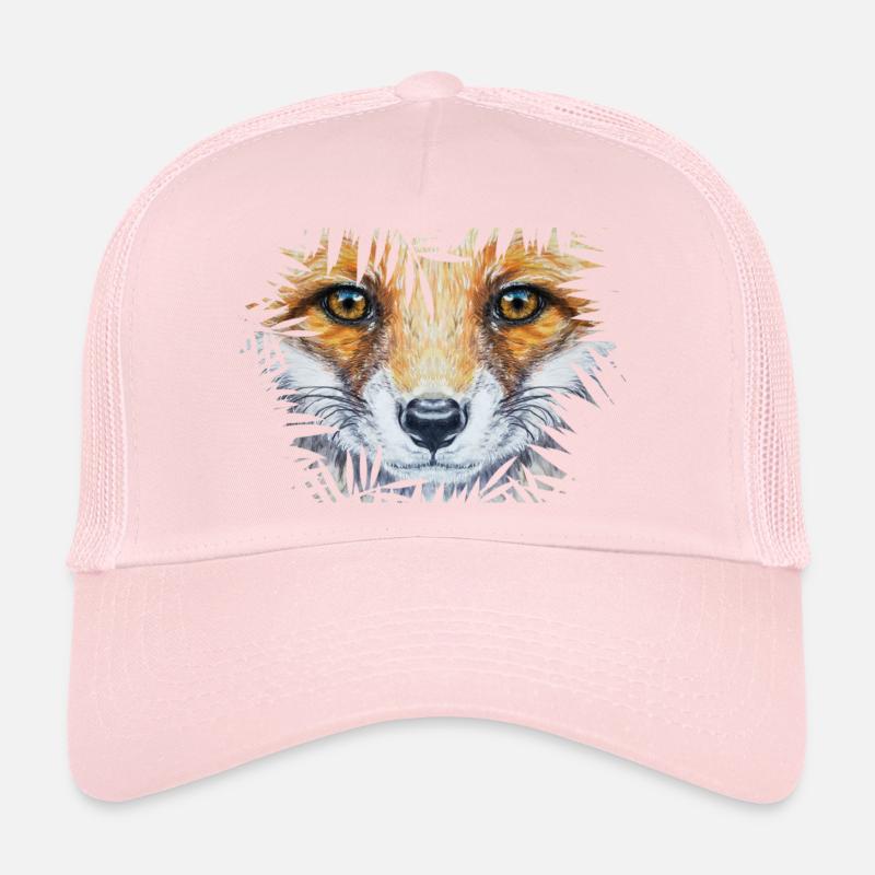 Petit renard dans la brousse | Création Yolo Casquette trucker 
