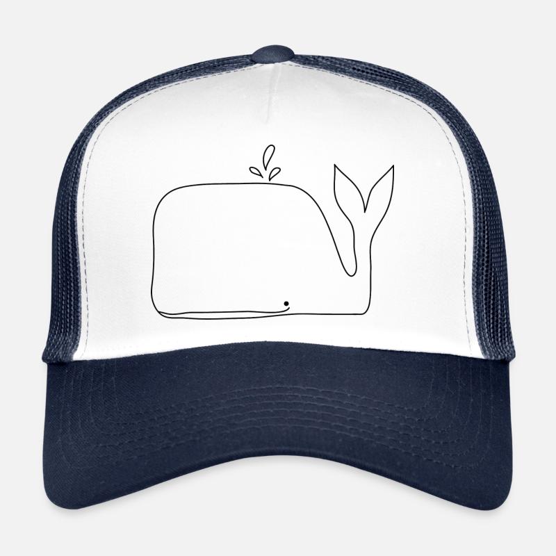 BALEINE Casquette trucker 
