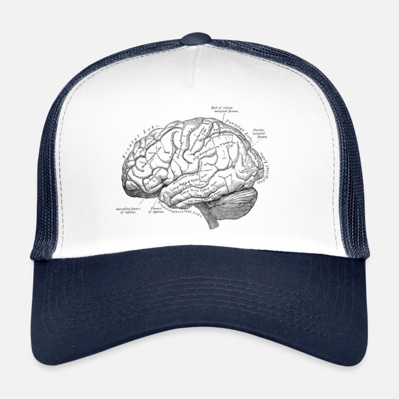 Corps humain - cerveau Casquette trucker 