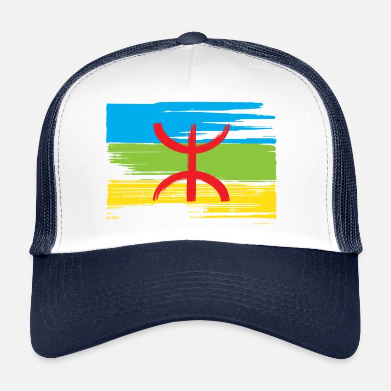 Amazigh Flagge (Amazigh inside) Trucker Cap