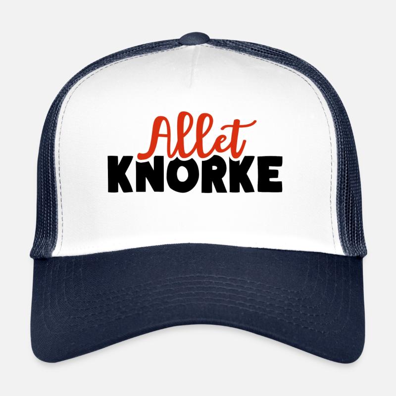 ALLET KNORKE Paletti Dialecte berlinois Casquette trucker 