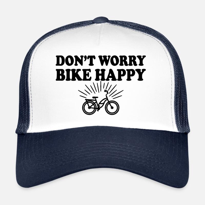 NE VOUS INQUIÉTEZ PAS VÉLO HAPPY Bike Devise Cycliste Casquette trucker 