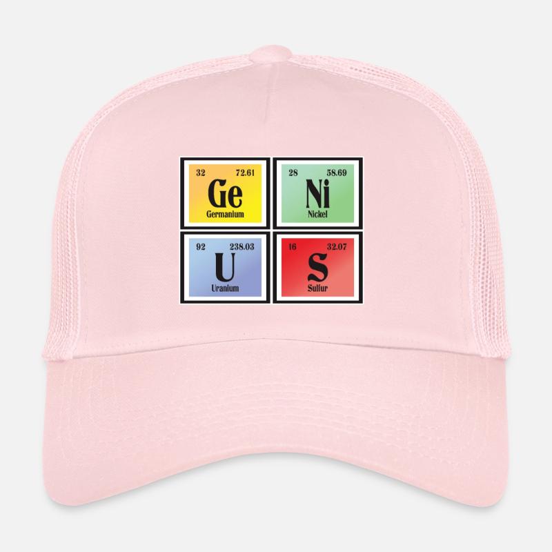 Génie | Tableau périodique des éléments Casquette trucker 