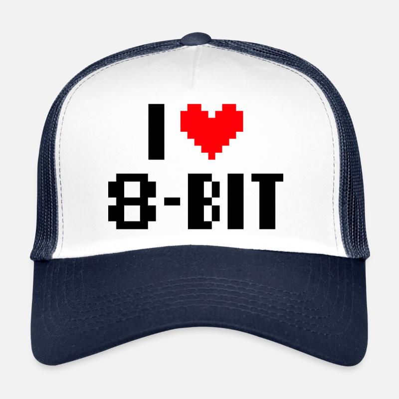 I love 8bit Trucker Cap