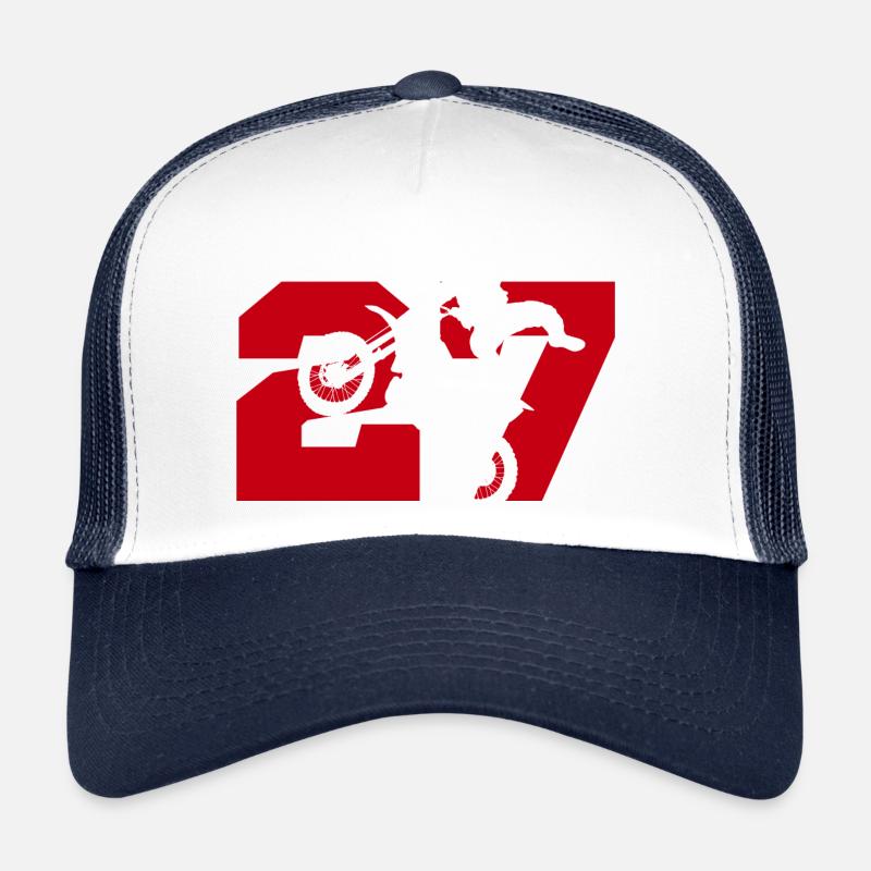 Moto 27 motard Casquette trucker 