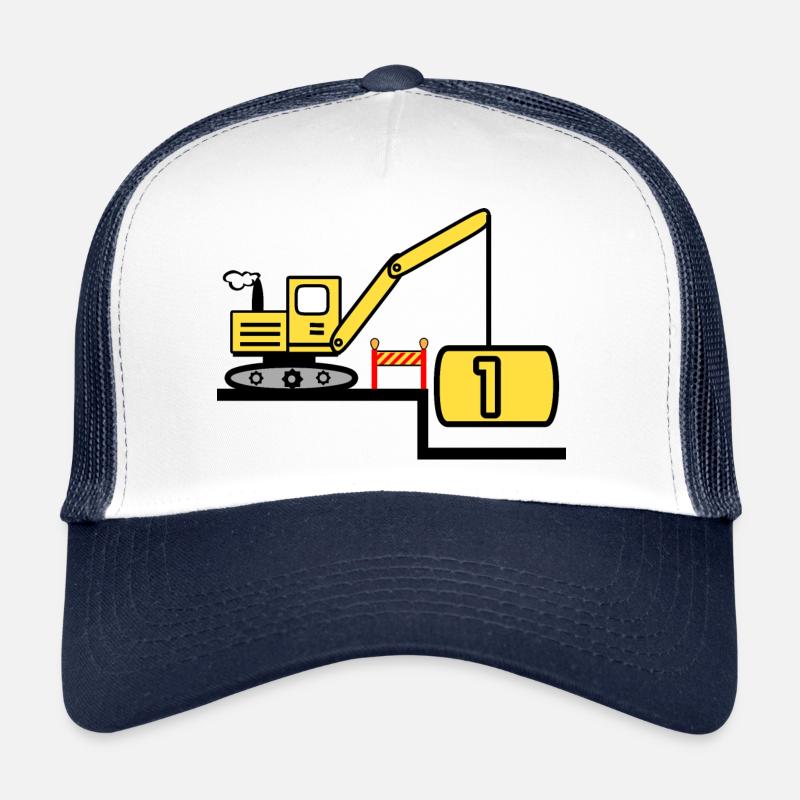 Bagger - Trucker Cap - Weiß/Navy