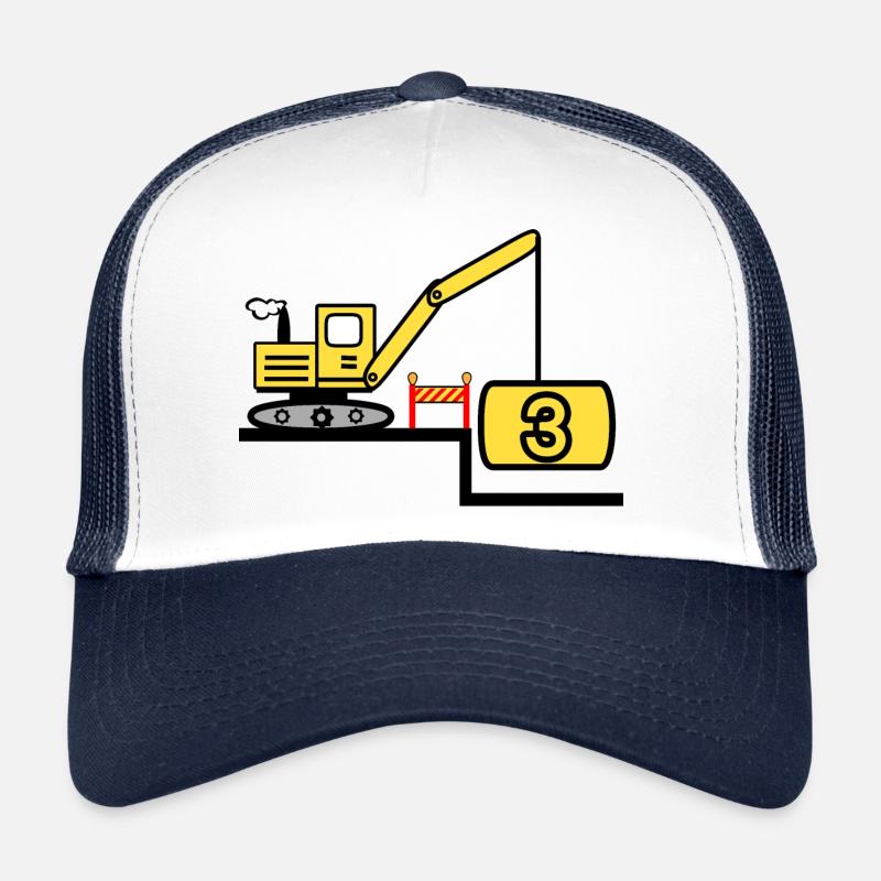 Bagger - Trucker Cap - Weiß/Navy