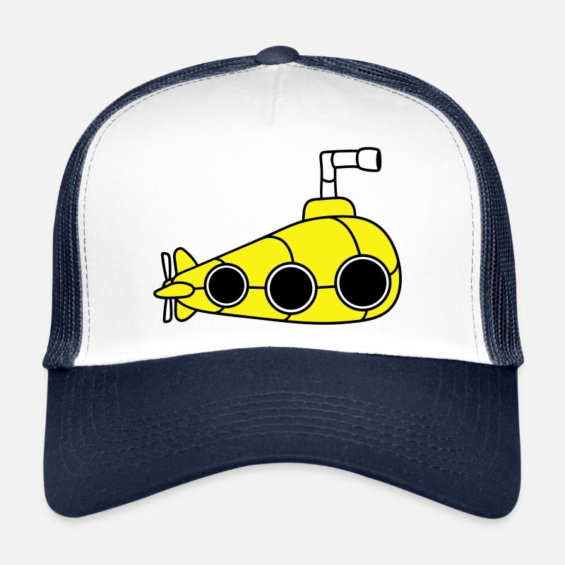 Submarine Submarine Dive Dive Submarine Captain Trucker Cap