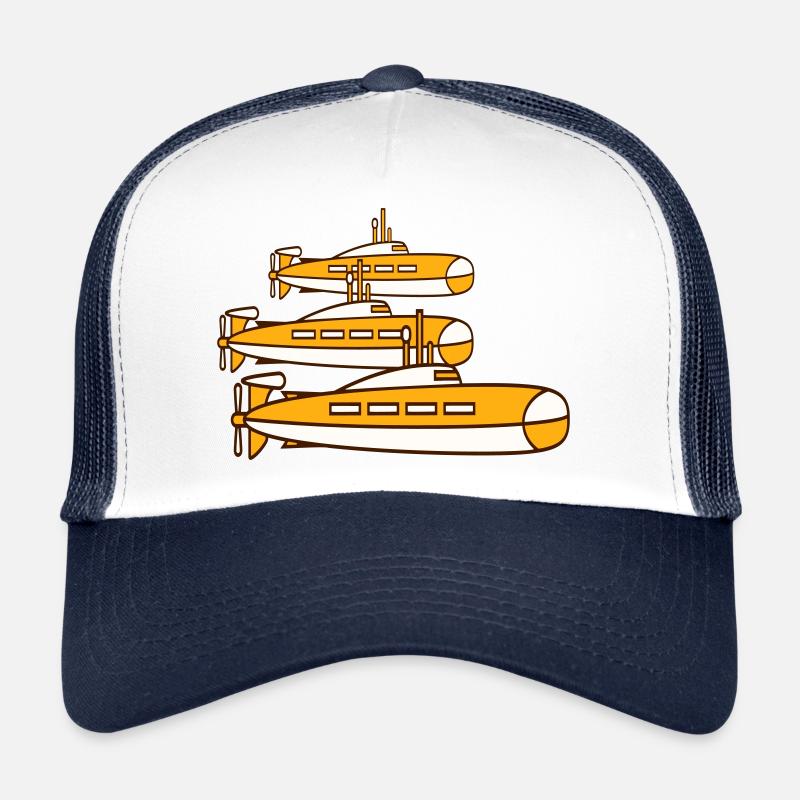 3 Sous-marins Flotte Trois Escadrons Groupe Equipe Équipage Casquette trucker 