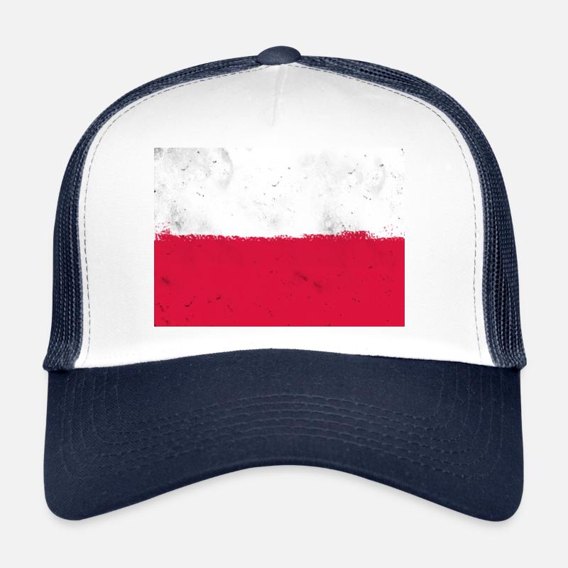 Polnische Flagge Trucker Cap