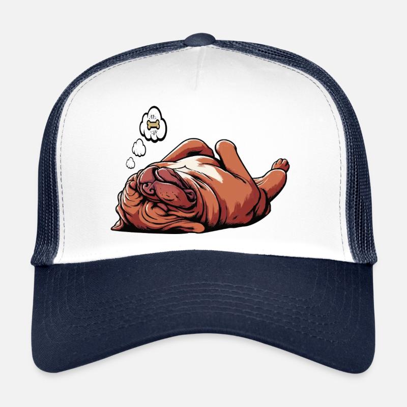 Bordeaux Dogge Bordeauxs Bordeaux Doggen besitzer Trucker Cap