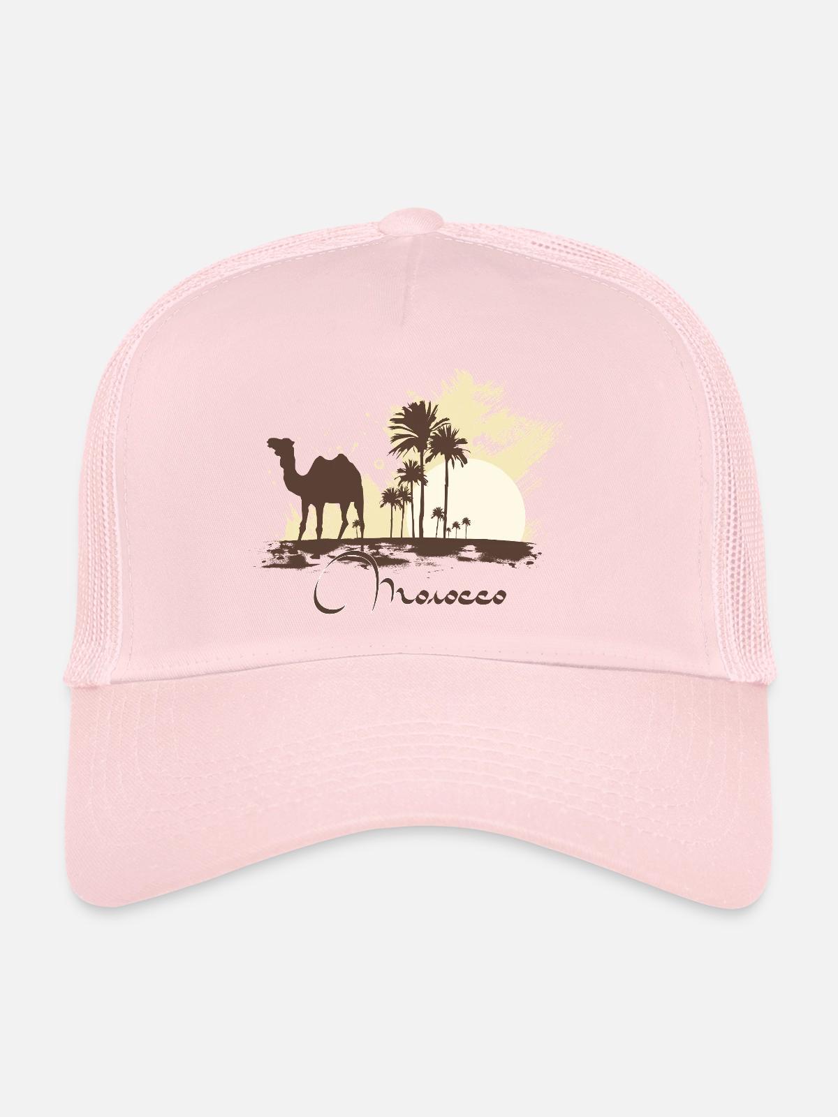 Morocco - Casquette trucker - rose pâle - Devant