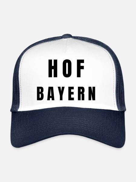 Hof Bayern - Casquette trucker  - blanc/marine - Devant
