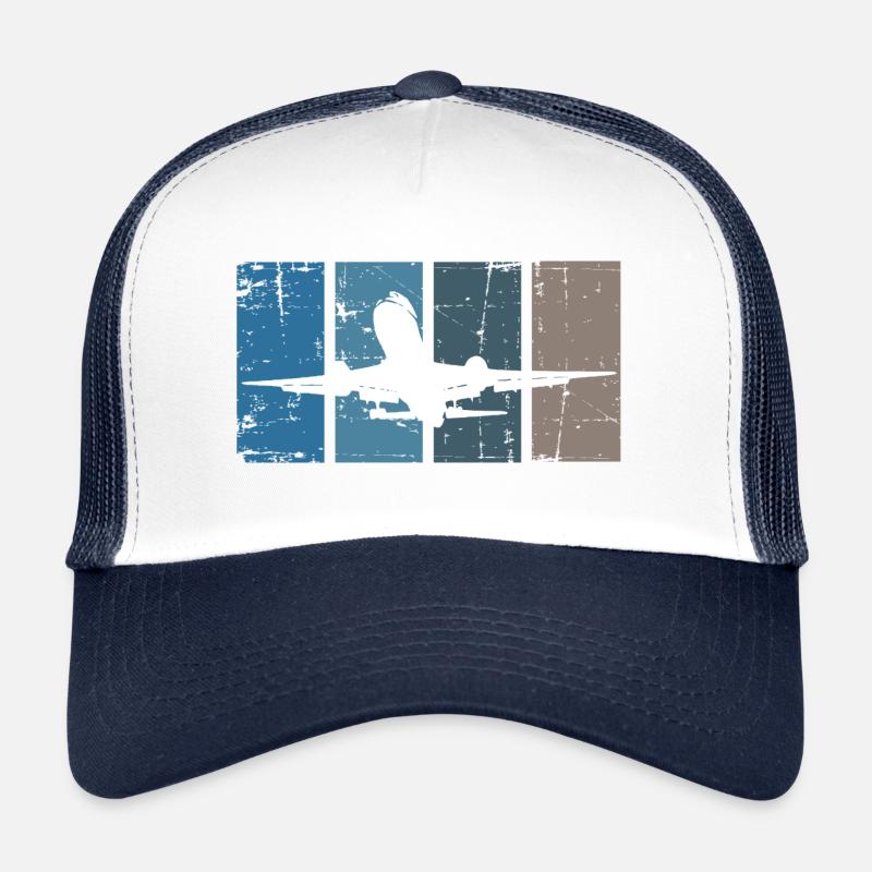 Avion Pilote aviation Casquette trucker 