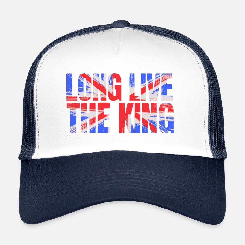British King Coronation Charles England Flag Trucker Cap