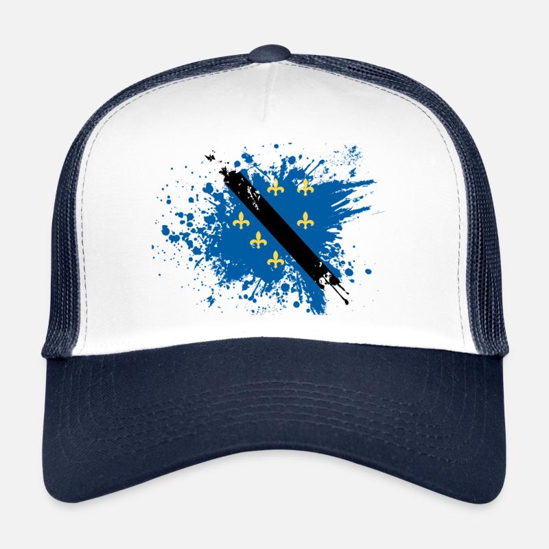 Design rétro bosniaque de Bosnie Casquette trucker 