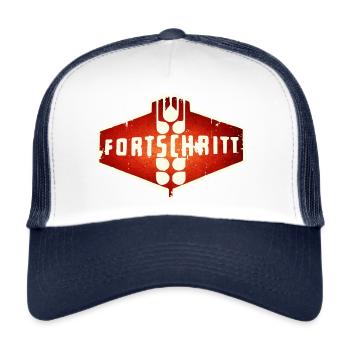 FORTSCHRITT - LPG - IFA - DDR - Landmaschinen - Trucker Cap - Weiß/Navy - Vorne