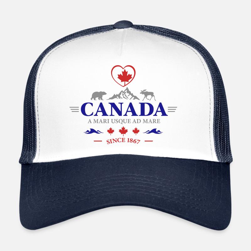 Kanada Vancouver Montreal Toronto Maple Leaf Bären Trucker Cap
