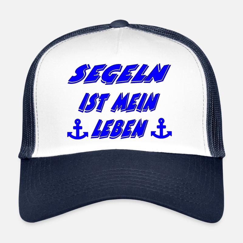 Segeln - Trucker Cap - Weiß/Navy