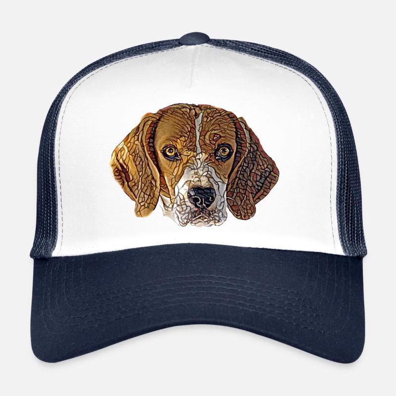 Visage de Beagle Casquette trucker 