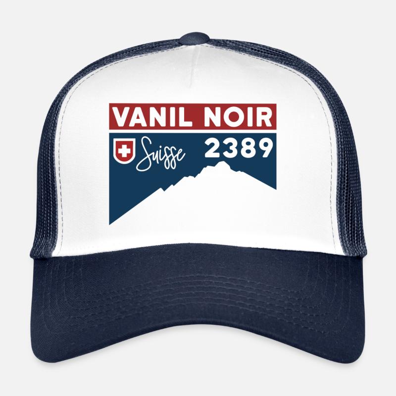 Tour Vanil Noir Alpinisme Camping Randonnée Casquette trucker 