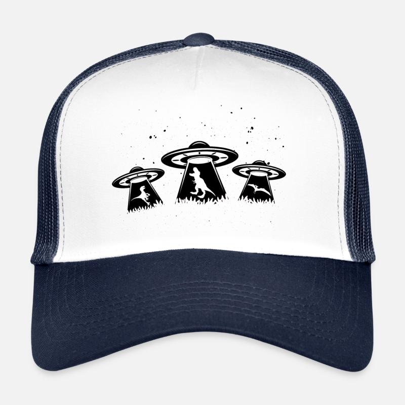 Ufo Alien Dinosaurier Trucker Cap