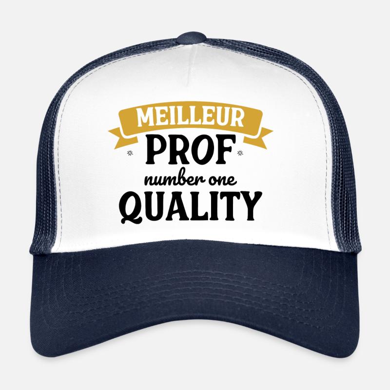 Meilleur prof Casquette trucker 
