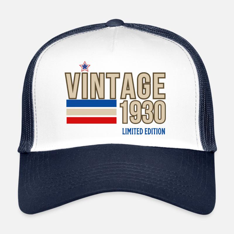 Vintage 1930 limited edition Casquette trucker 